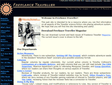 Tablet Screenshot of freelancetraveller.com